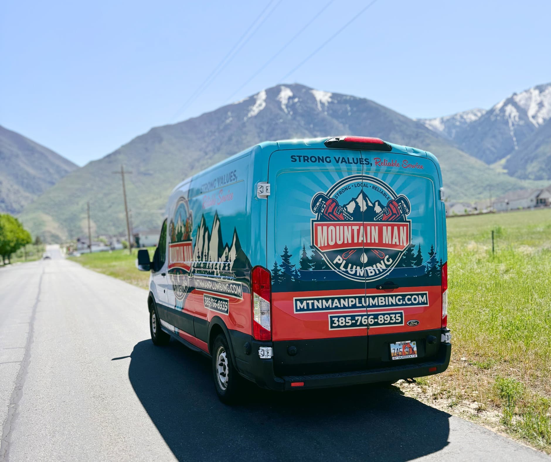 Mountain Man Plumbing service van