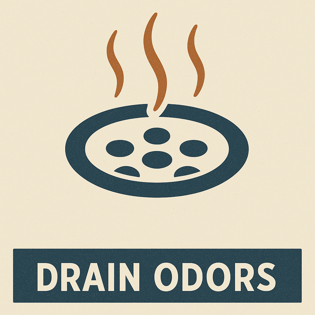 Drain odors and bad smells illustration by Mountain Man Plumbing