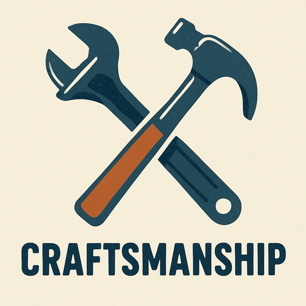 Quality plumbing craftsmanship icon with tools by Mountain Man Plumbing
