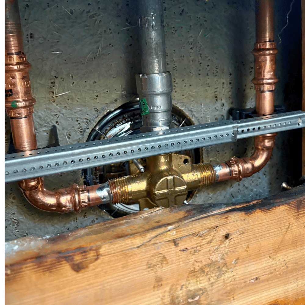 sandy ut new shower valve installation copper piping mountain man plumbing | Mountain Man Plumbing, Salt Lake City, Utah