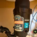 ewly installed Moen garbage disposal by Mountain Man Plumbing