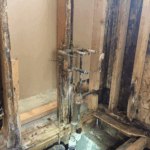 New shower valve installed in Holladay, Utah with copper piping and Viega ProPress fittings by Mountain Man Plumbing.