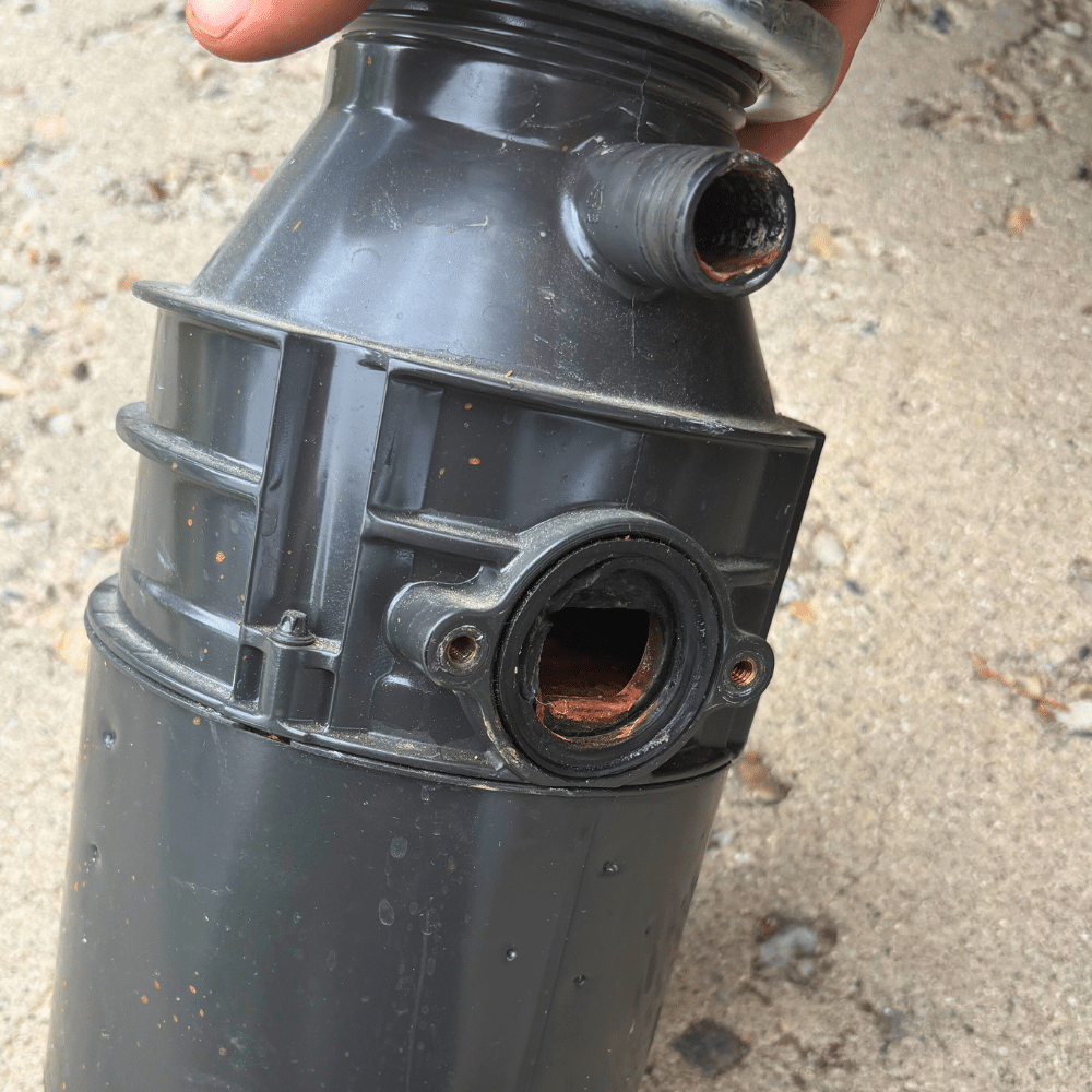 ewly installed Moen garbage disposal by Mountain Man Plumbing