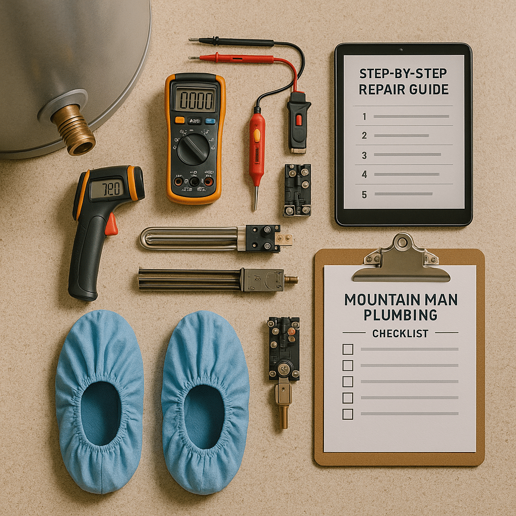 Water Heater Repair Bluffdale Diagnostic Meter