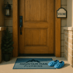 "Certified Master Plumber license displayed clearly next to professional plumbing tools, showcasing Mountain Man Plumbing’s expertise in Sandy water heater repairs.