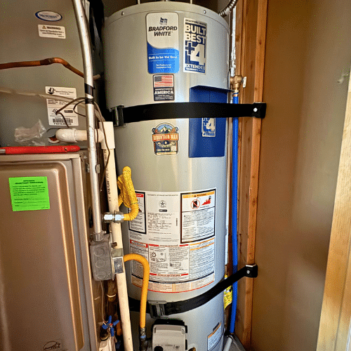 New Bradford White water heater installed in Riverton utility room
