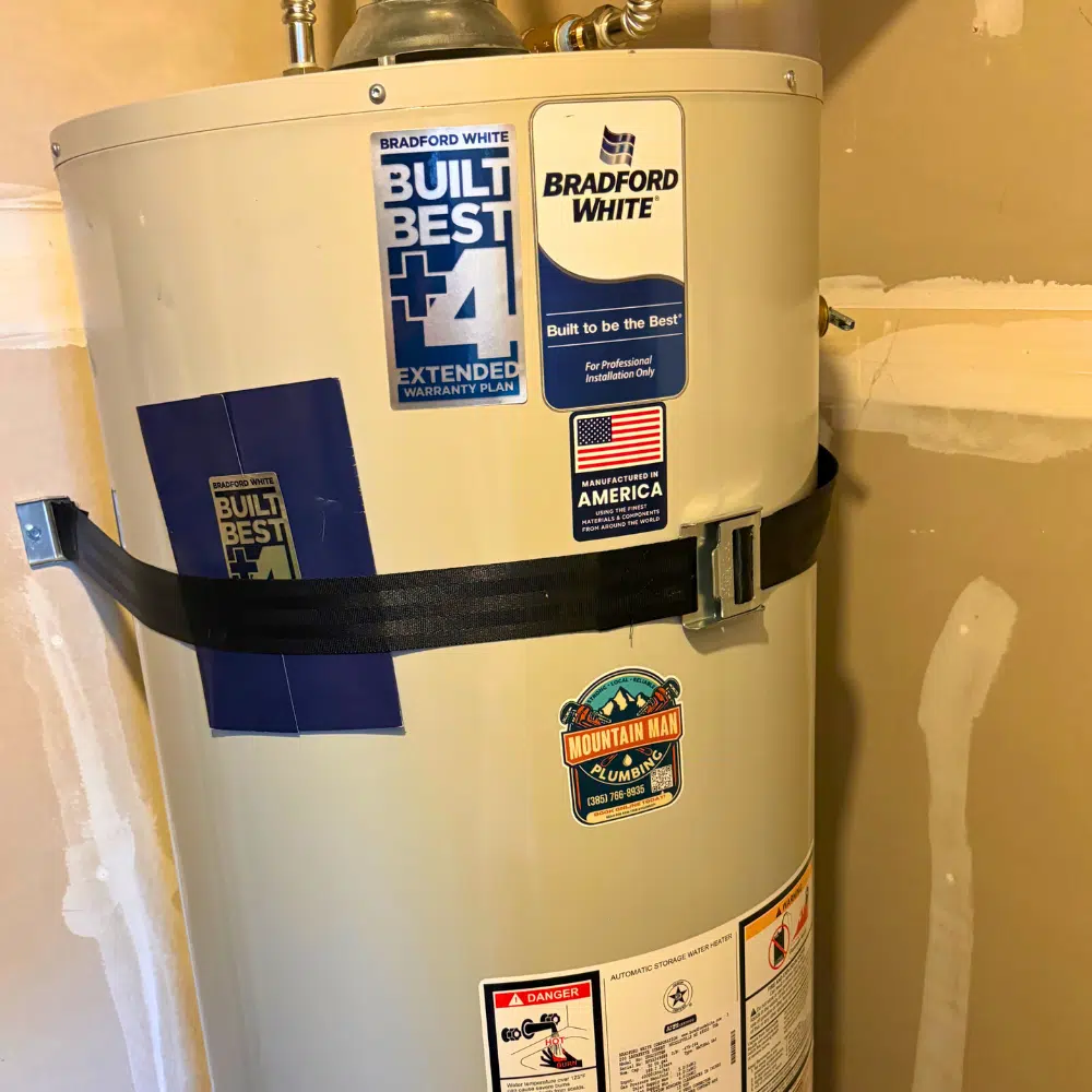 Atmospheric Bradford White water heater repaired at a Millcreek home