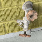 New hose bib installation in Salt Lake City featuring upgraded frost-free spigot