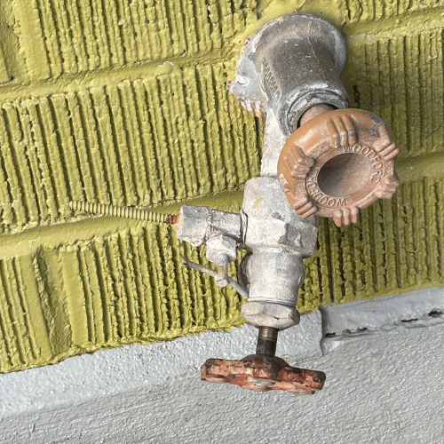 New hose bib installation in Salt Lake City featuring upgraded frost-free spigot