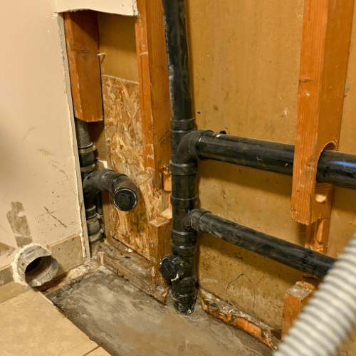 Salt Lake City laundry sink install with new basin and drain setup