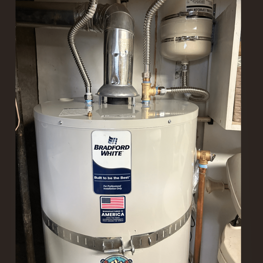New Bradford White water heater installation in Sugarhouse by Mountain Man Plumbing