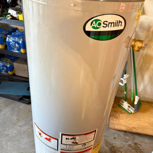 New Bradford White water heater installed in Riverton utility room