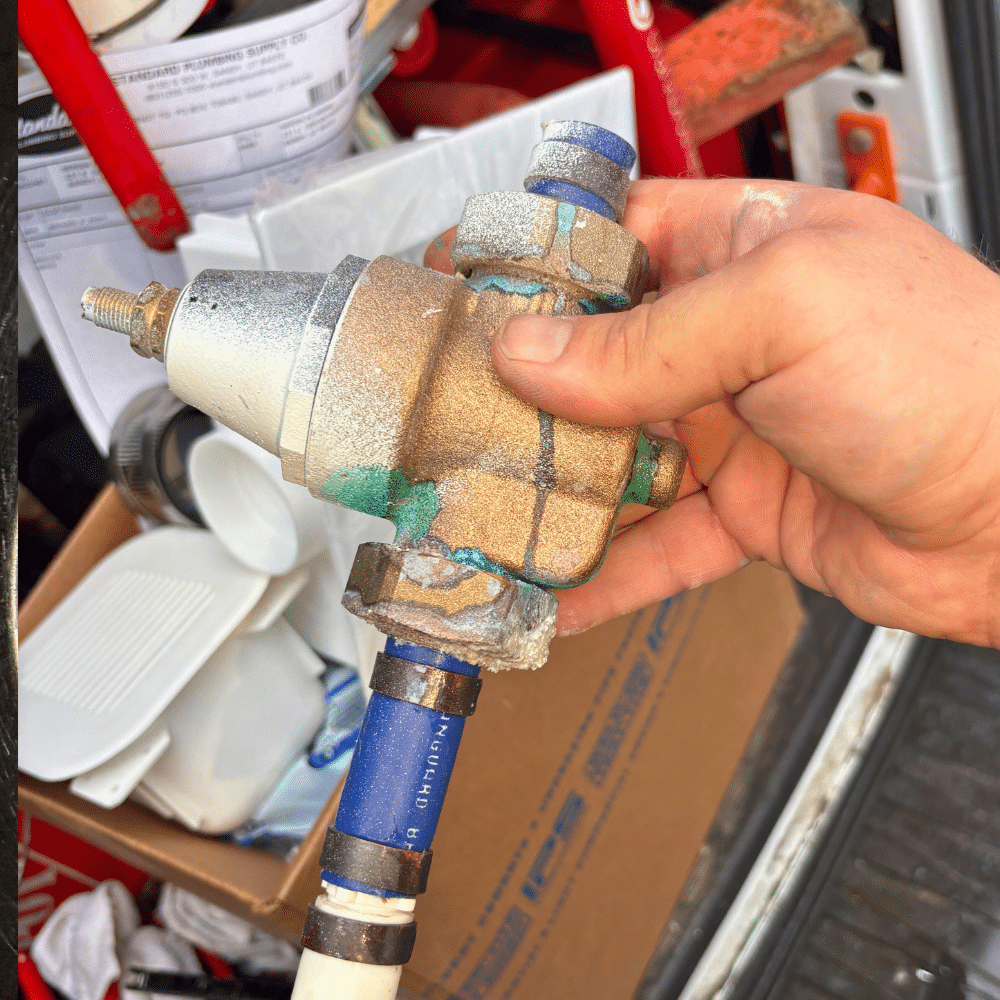 Pressure reducing valve replacement installed in West Jordan Utah home